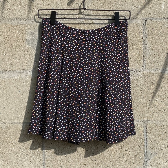 Reformation - Mini Skirt - Black with Confetti Dots - size 4 - Picture 1 of 6